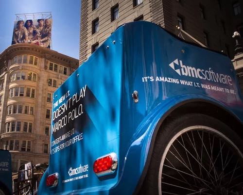 boston pedicab advertising