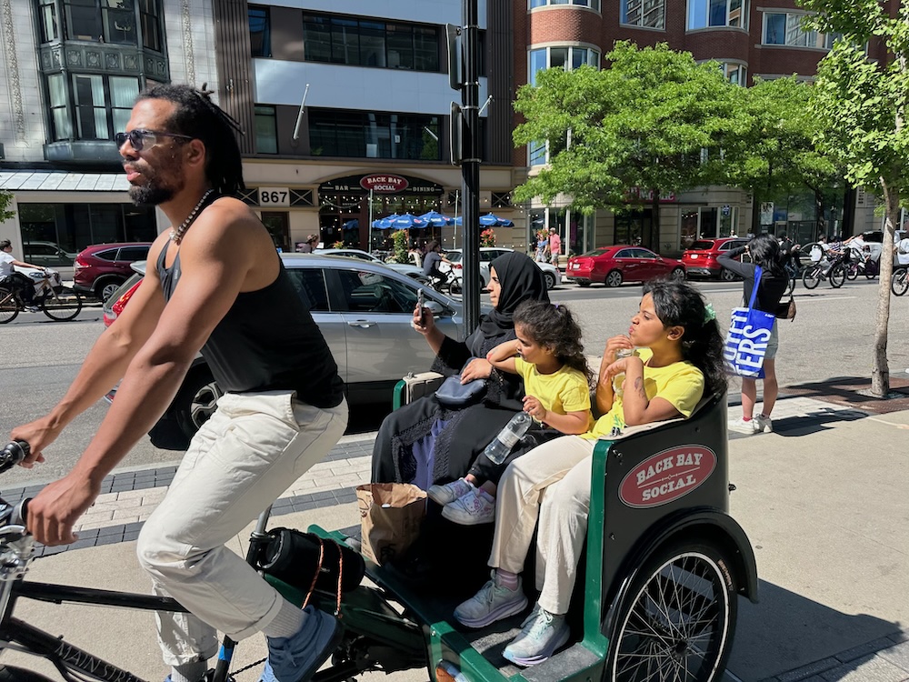Event sponsorships pedicabs Boston